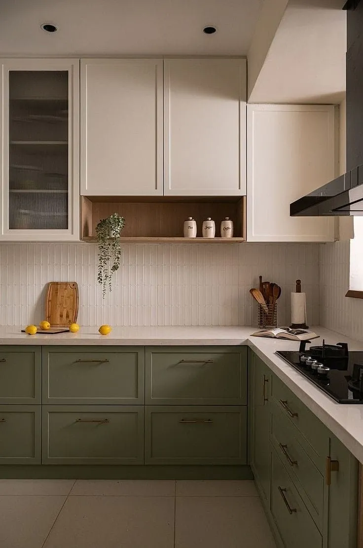 Modern plywood kitchen cabinets